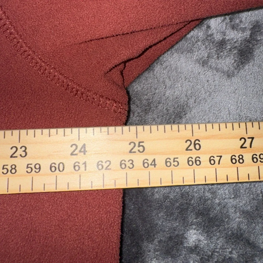 The North Face TKA 100 Fleece Pullover Mens XL Rust Orange Quarter Zip Sweater